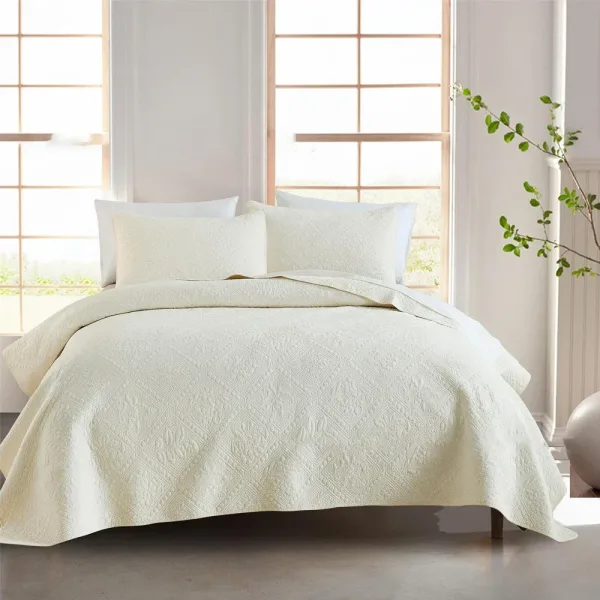 Couvre-lit en coton matelassé